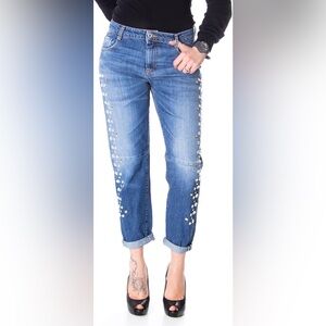 Please Jeans Women P45 High Waist loose fitting Size Small